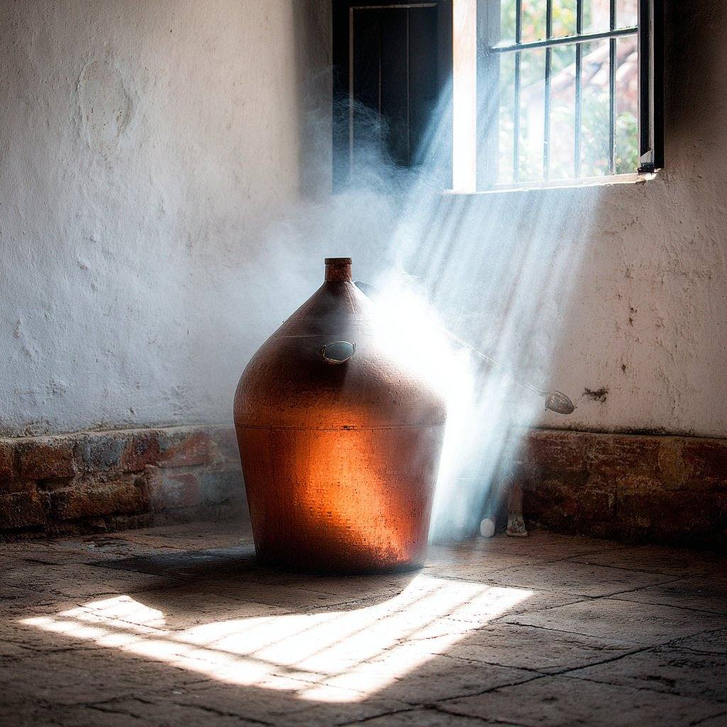 Copper alembic still