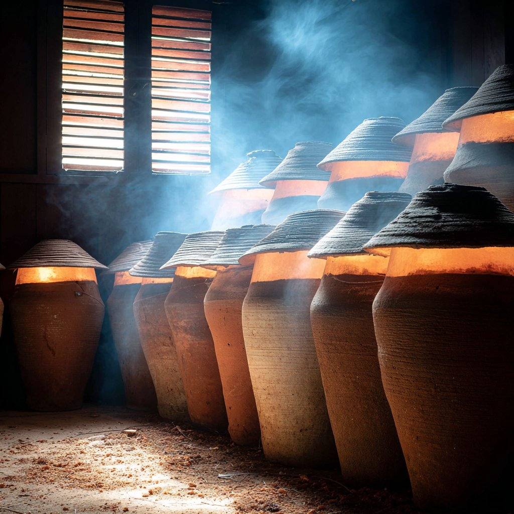 Ancestral clay pot stills for mezcal distillation