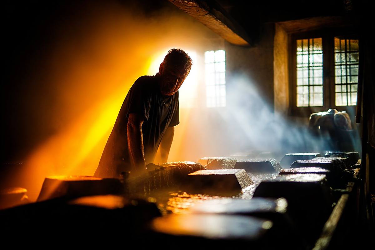 Felipe Garcia at his palenque